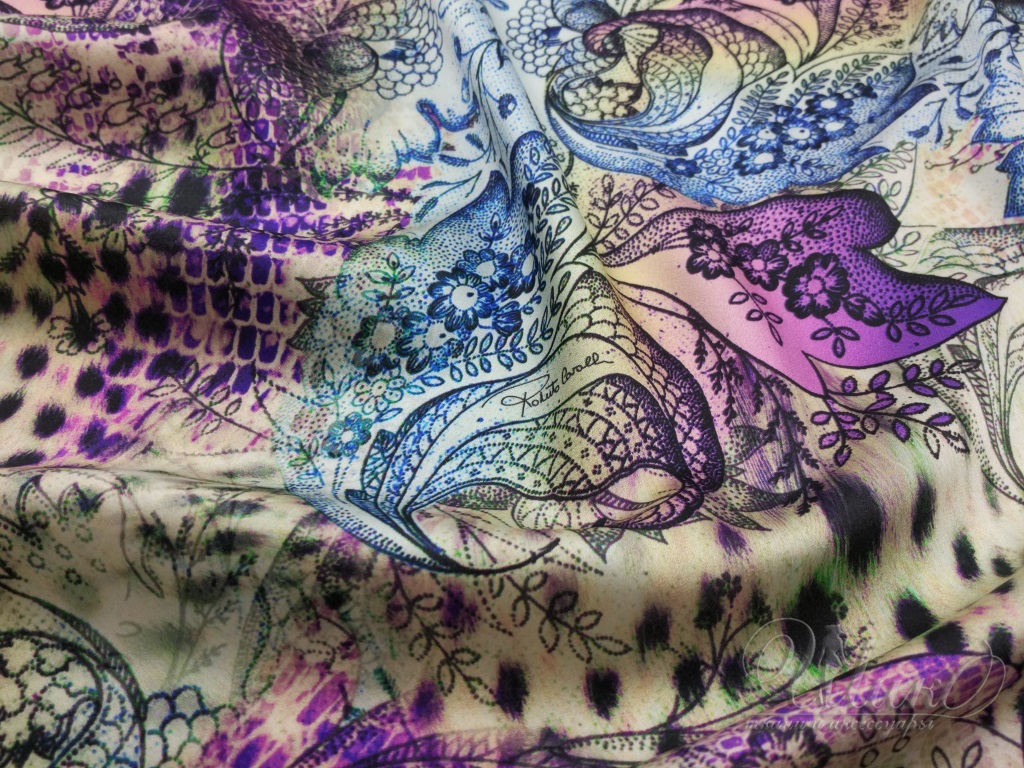 Ткань Шёлк  Cavalli 15672 1