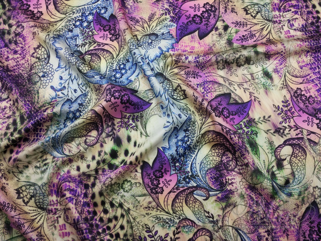 Ткань Шёлк  Cavalli 15672 2