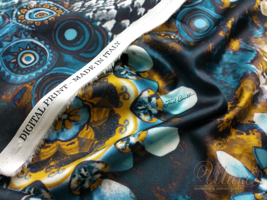 Ткань Шёлк  Cavalli  ПГ 15315 1