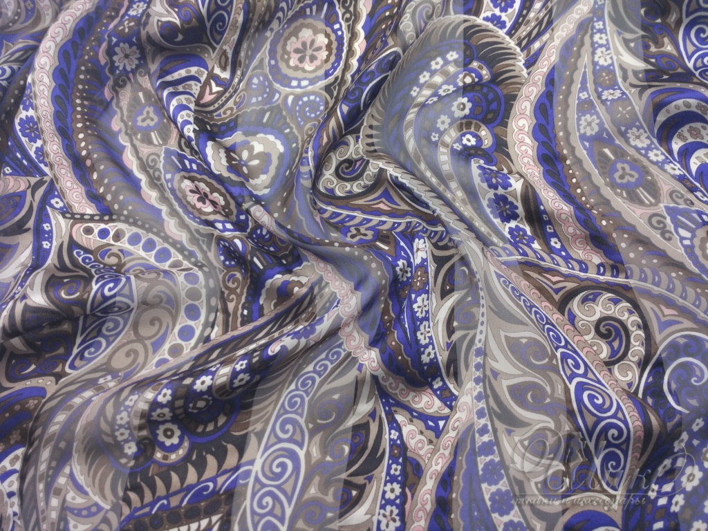 Ткань Шифон  Etro ПГ 44861 1