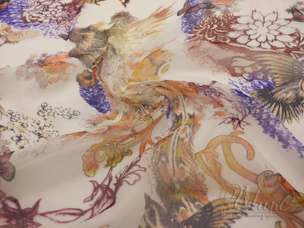 Ткань Шифон  Cavalli 44218 2