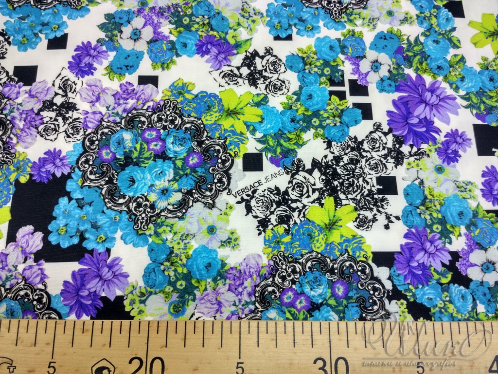 Ткань Хлопок  Versace 37118 3