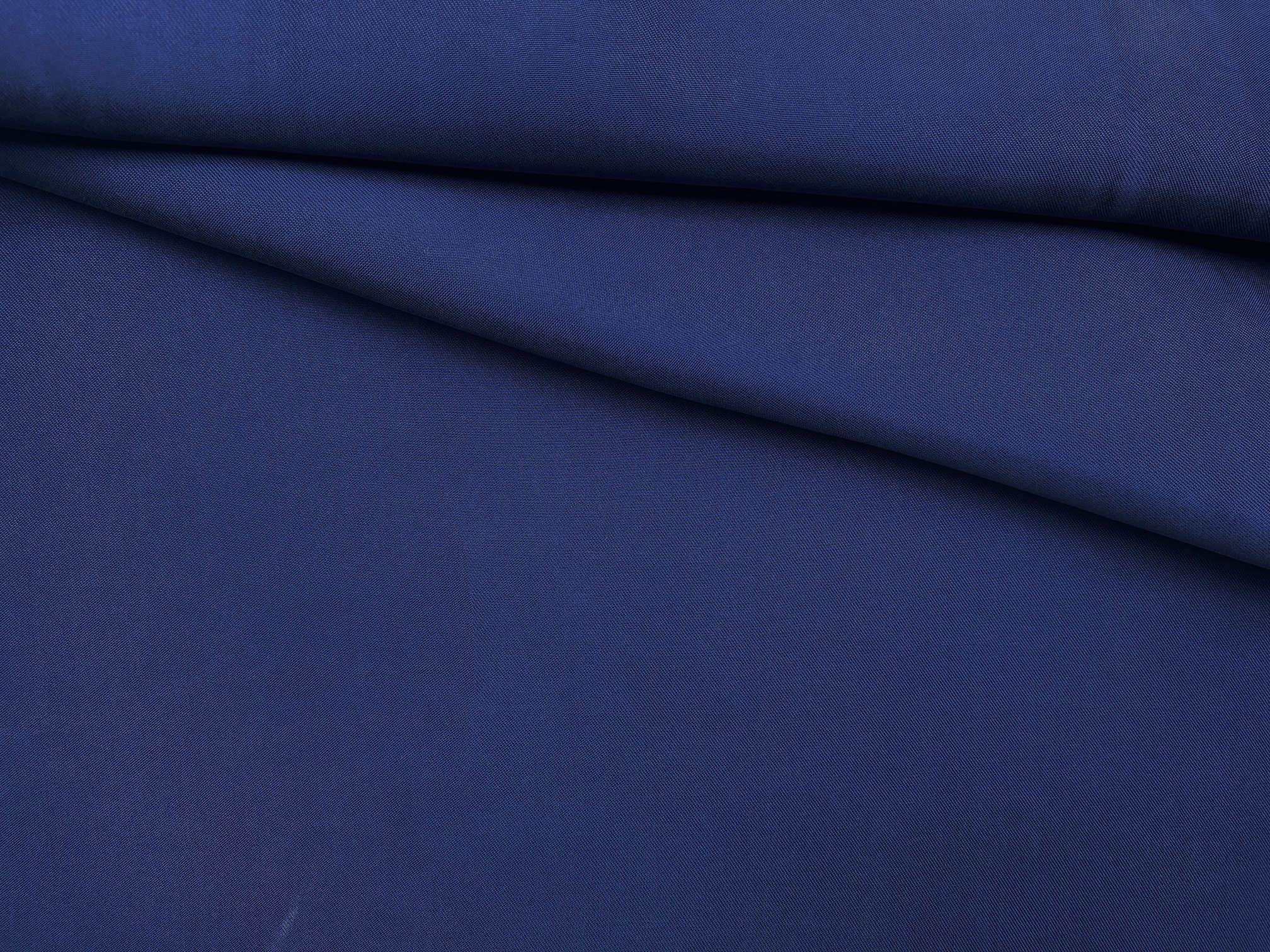 Ткань Вискоза синего цвета однотонная   17332 1