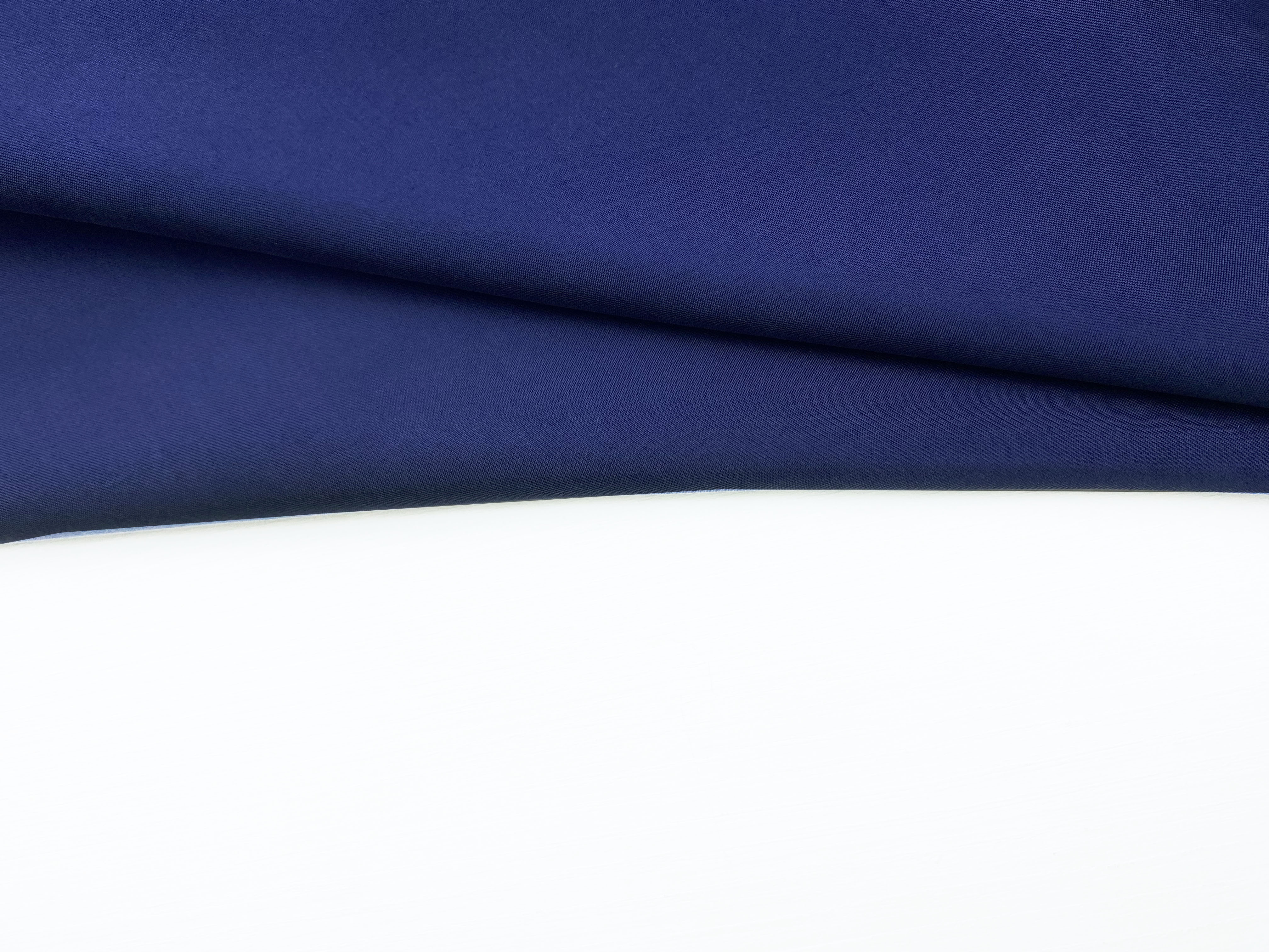 Ткань Вискоза синего цвета однотонная   17332 4