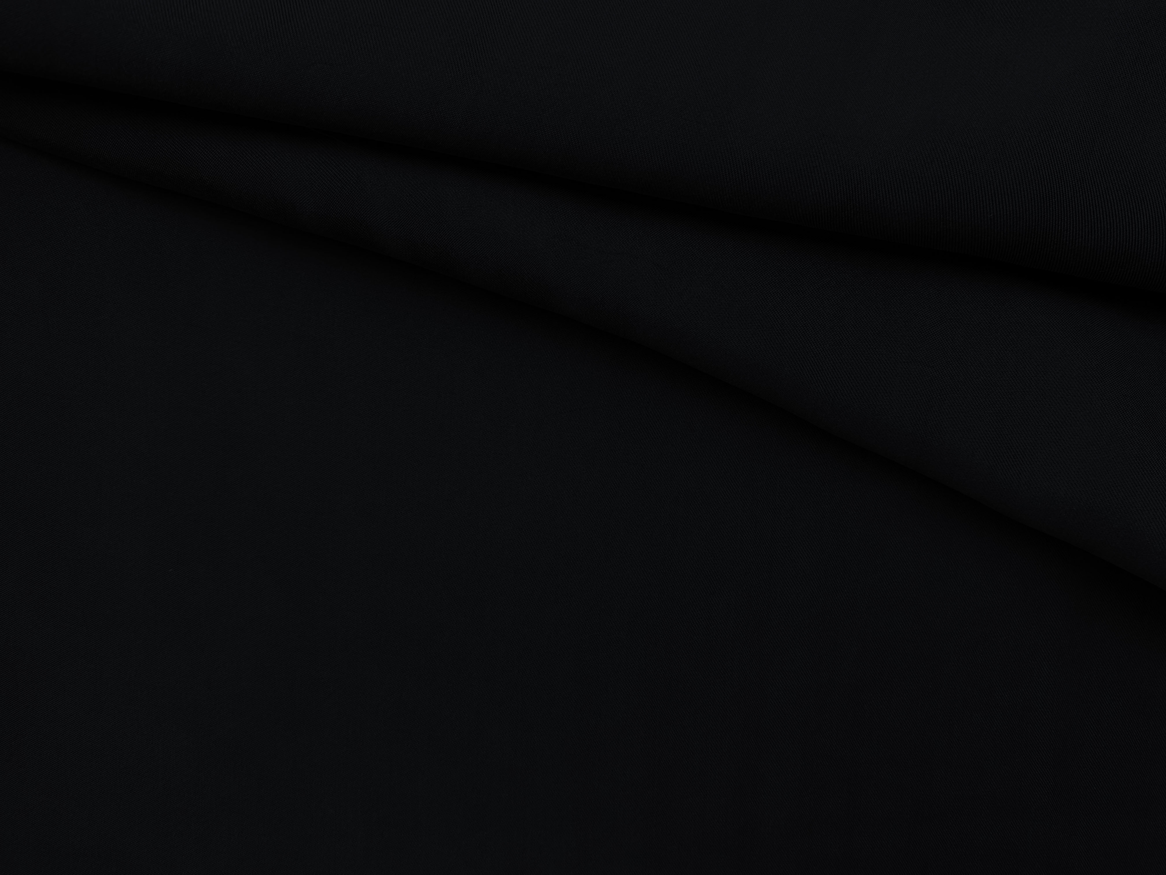 Ткань Вискоза  чёрного цвета однотонная 17331 1