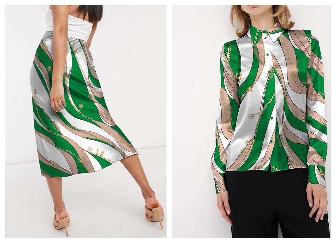 Ткань Шёлк  22507 3