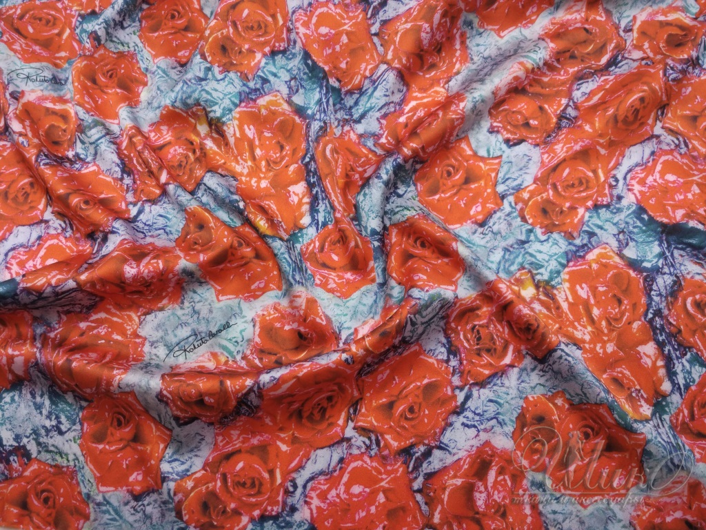 Ткань Шёлк  Cavalli 15479 2