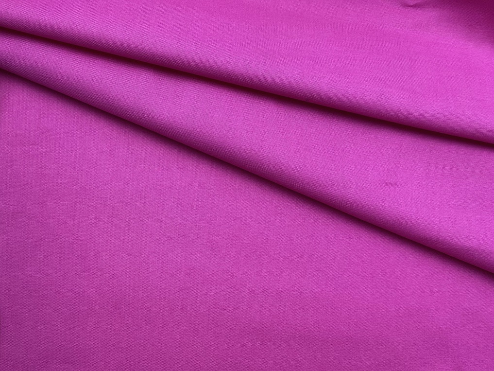 Ткань Хлопок  розового цвета однотонная 16830 1