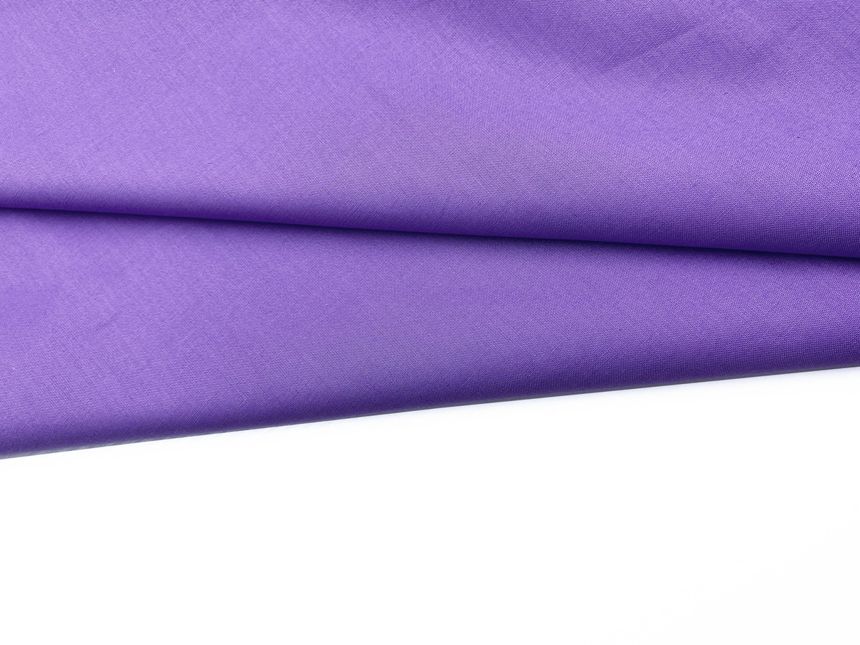 Ткань Хлопок  сиреневого цвета однотонная 16836 4
