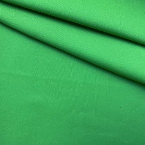 Ткань Хлопок зелёного цвета однотонная 16823