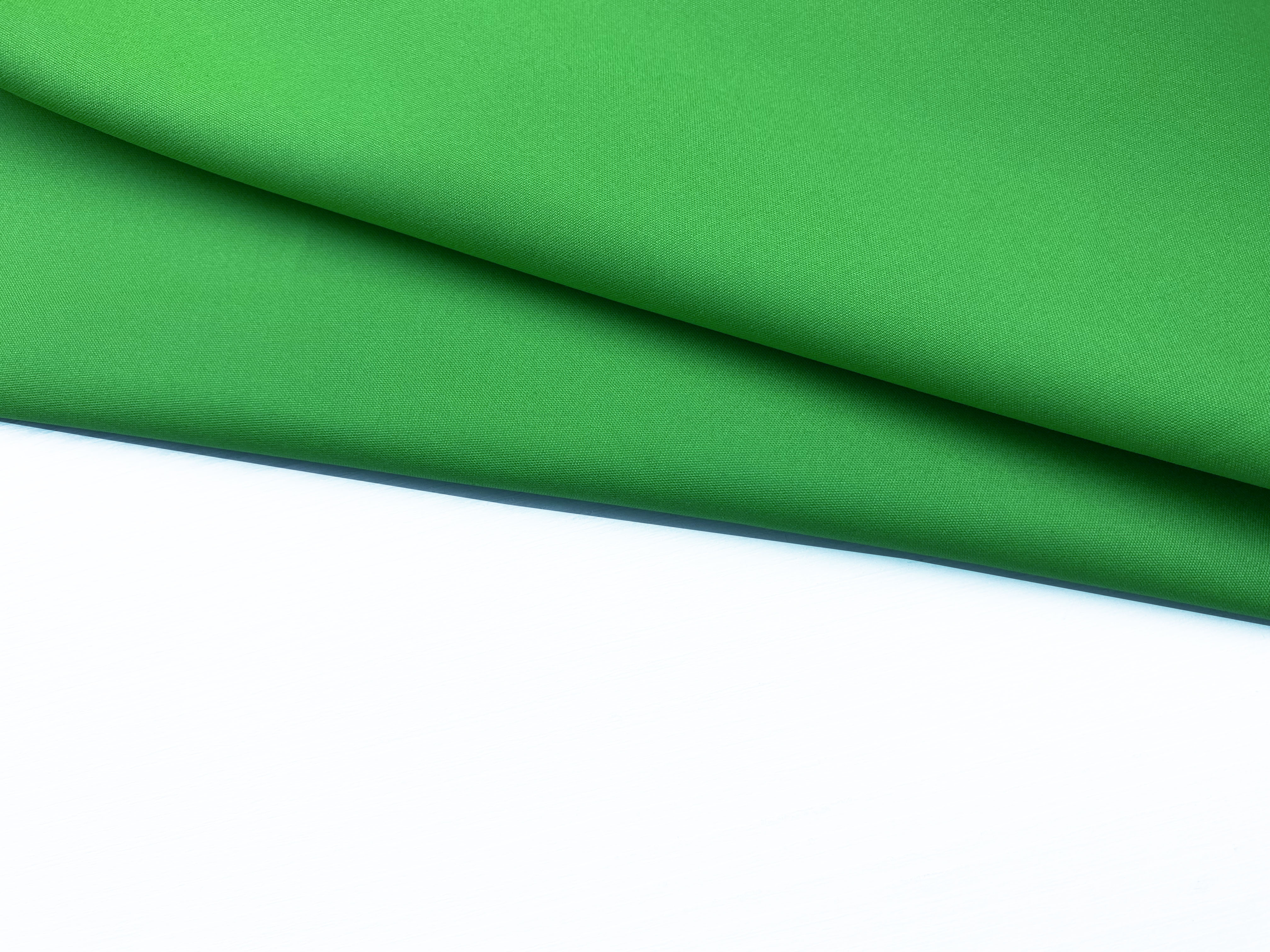 Ткань Хлопок зелёного цвета однотонная 16823 4