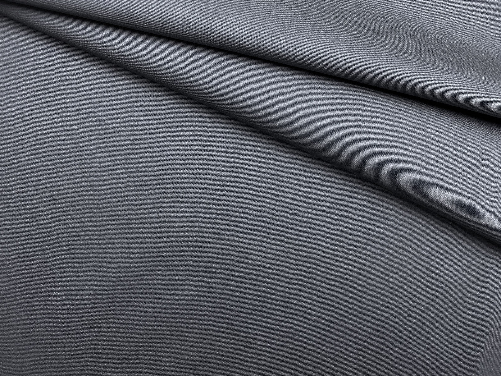 Ткань Хлопок  серого цвета однотонная 16855 1