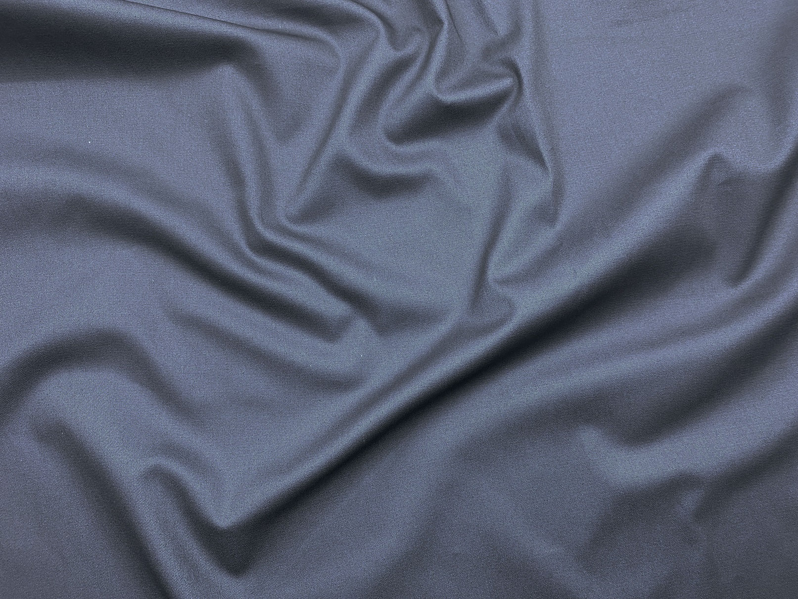 Ткань Хлопок  серого цвета однотонная 16855 3