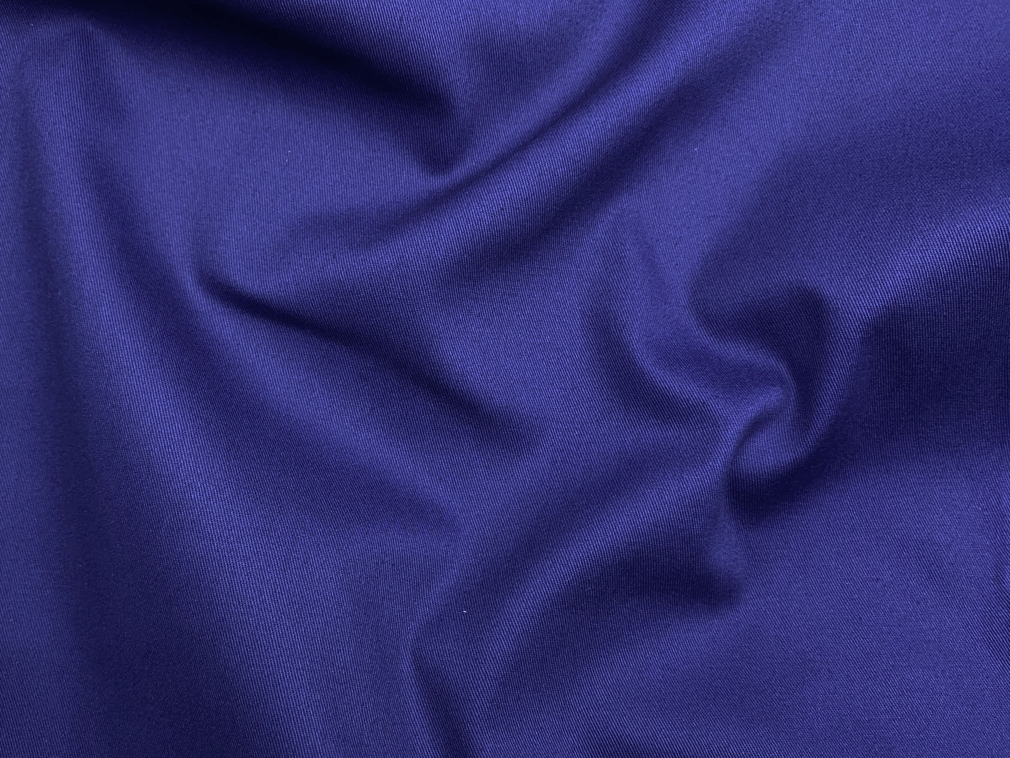 Ткань Хлопок сине-фиолетового цвета однотонная 16846 2