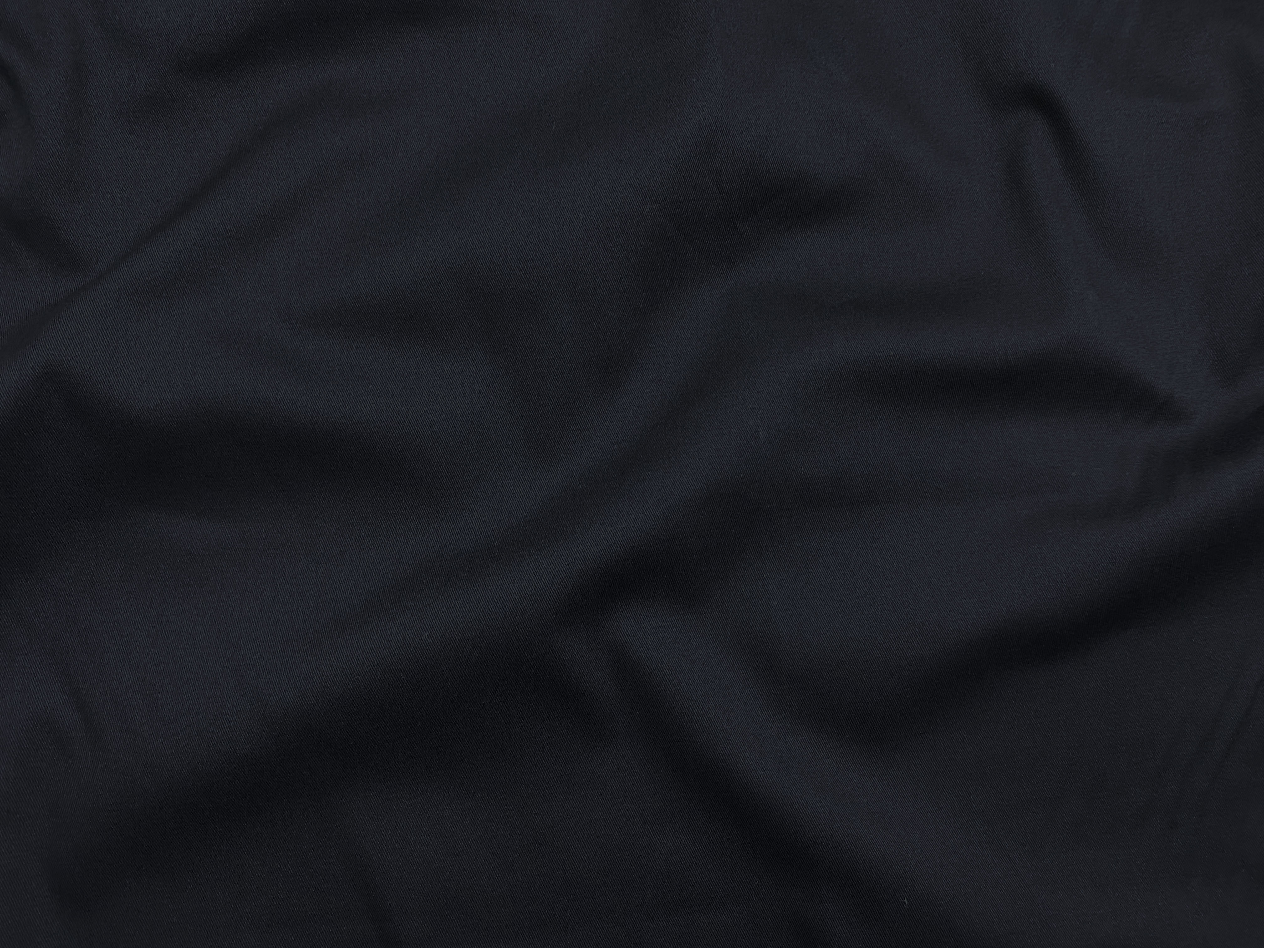 Ткань Хлопок чёрного цвета однотонная 16856 3