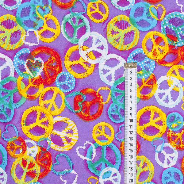 Ткань Поплин - Хиппи 2 2