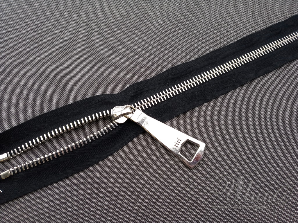 Молния RIRI МЕ 80см 8 2з х/б чёрный c/з Lang-XL    77139 1